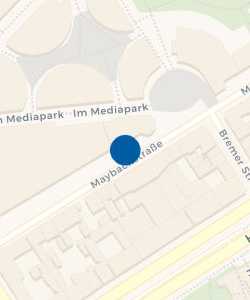 Vorschau: Karte von Facharztzentrum Köln Medizinisches Versorgungszentrum Im MediaPark GmbH