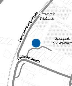 Vorschau: Karte von Sportheim Weilbach