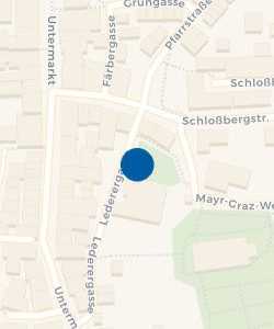 Vorschau: Karte von Carsharing Standort Murnau TG Lederergasse