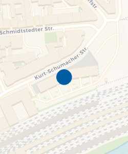 Vorschau: Karte von prizeotel Erfurt-City