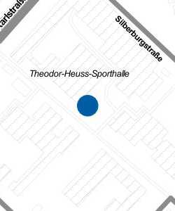Vorschau: Karte von Theodor-Heuss-Sporthalle