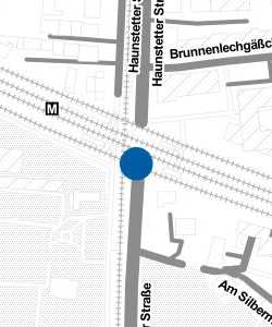 Vorschau: Karte von Bahnhof Haunstetterstraße