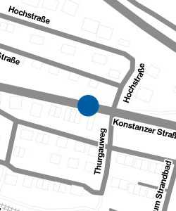 Vorschau: Karte von Konstanzer Str./Strandbad, Allensbach