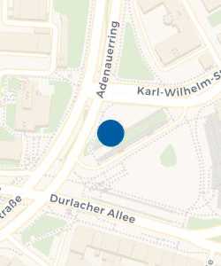 Vorschau: Karte von Haltestelle Durlacher Tor / KIT-Campus Süd