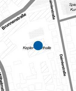 Vorschau: Karte von Kepler-Sporthalle