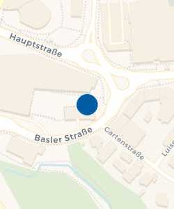 Vorschau: Karte von AOK Baden-Württemberg - KundenCenter Weil am Rhein