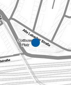 Vorschau: Karte von Cottbuser Platz