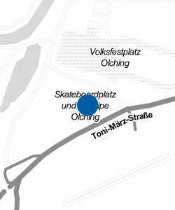 Vorschau: Karte von Skateboardplatz und Halfpipe Olching