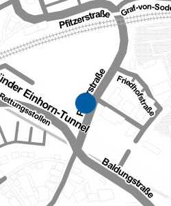 Vorschau: Karte von Umleitung wegen Sperrung Waldstetter Brücke