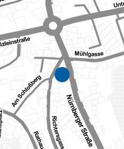Vorschau: Karte von Raiffeisenbank Bibertgrund eG Geschäftsstelle Roßtal