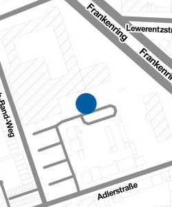 Vorschau: Karte von Hochschule Niederrhein, Campus Krefeld-West