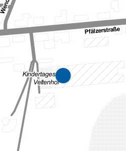 Vorschau: Karte von Kindertagesstätte Veltenhof