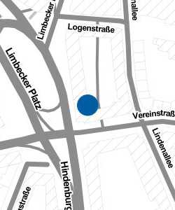 Vorschau: Karte von Flüchtlingsunterkunft Limbecker Platz
