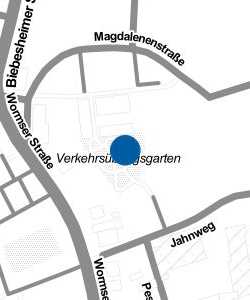 Vorschau: Karte von Verkehrsübungsgarten
