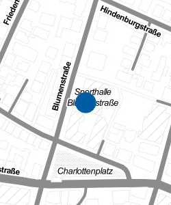 Vorschau: Karte von Sporthalle Blumenstraße
