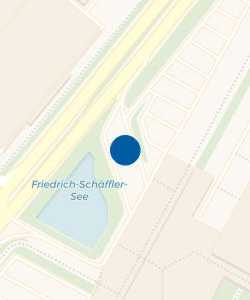 Vorschau: Karte von Messe Karlsruhe Busparkplatz