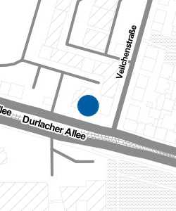 Vorschau: Karte von Polizeirevier Karlsruhe-Oststadt