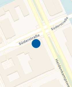 Vorschau: Karte von Mercedes-Benz Niederlassung Hamburg - Center City Süd