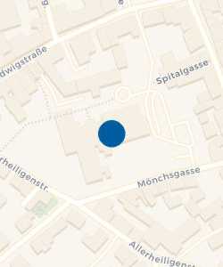 Vorschau: Karte von Diakonissen-Stiftungs-Krankenhaus Speyer, Haus Spitalgasse