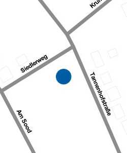 Vorschau: Karte von Tannenhof-Kindertagesstätte - Standort Siedlerweg