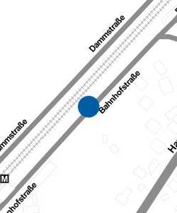 Vorschau: Karte von Park + Ride Platz beim Bf. Diedorf