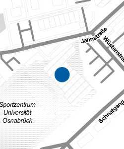 Vorschau: Karte von Sportzentrum der Universität Osnabrück