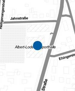 Vorschau: Karte von Albert-Loderer-Sporthalle