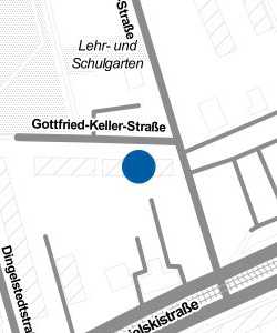 Vorschau: Karte von Kleingärten in Mittelfeld