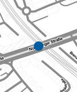 Vorschau: Karte von Bahnhof Nürnberger Straße