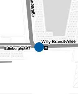 Vorschau: Karte von Messestadt West