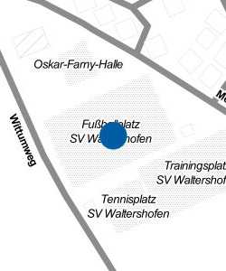 Vorschau: Karte von Fußballplatz SV Waltershofen