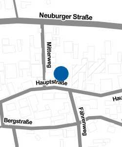 Vorschau: Karte von Raiffeisenbank im Donautal eG, Geschäftsstelle Bergheim