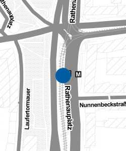 Vorschau: Karte von Haltestelle Rathenauplatz