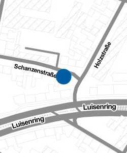 Vorschau: Karte von Stadt Mannheim Fachberatung- Betreuungsstelle für Wohnungslose