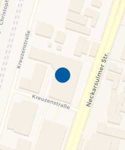 Vorschau: Karte von Autohaus von der Weppen, Filiale Heilbronn