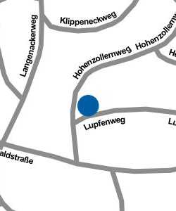 Vorschau: Karte von Lupfenweg, Dauchingen