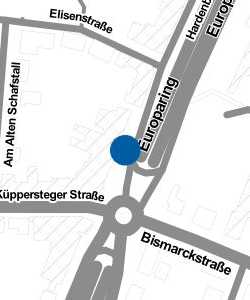 Vorschau: Karte von Halteplatz Küppersteg Kreuzung