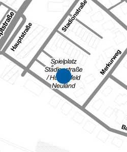 Vorschau: Karte von Spielplatz Stadionstraße / Hungerfeld Neuländ