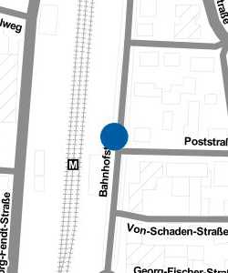 Vorschau: Karte von Taxistand Bahnhof