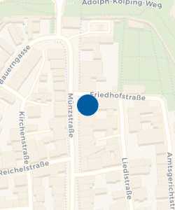 Vorschau: Karte von Geschäftsstelle Münzstraße 36