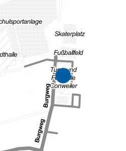 Vorschau: Karte von Turn- und Festhalle Conweiler