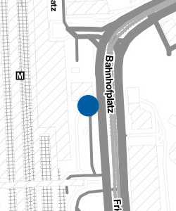 Vorschau: Karte von P1 - Kurzzeitparkplatz Ulm Hbf