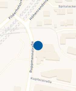 Vorschau: Karte von Autohaus von der Weppen Filiale Vaihingen