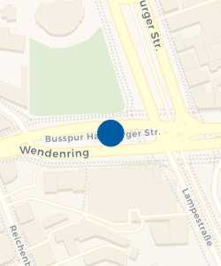 Vorschau: Karte von Bushaltestelle Hamburger Straße