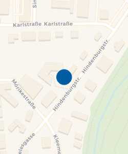 Vorschau: Karte von AOK Baden-Württemberg - KundenCenter Balingen
