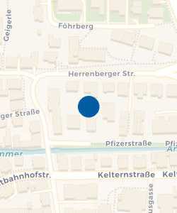 Vorschau: Karte von Südwestdeutsches Tumorzentrum CCC Tübingen Universitätsklinik