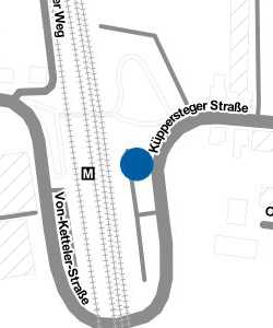 Vorschau: Karte von Halteplatz Küppersteg S-Bahn