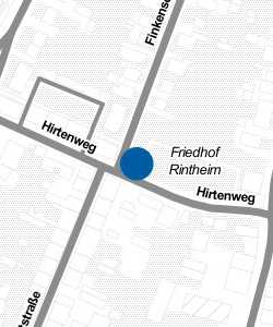 Vorschau: Karte von Friedhof Rintheim