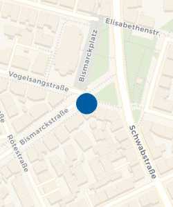 Vorschau: Karte von Textilpflege am Bismarckplatz