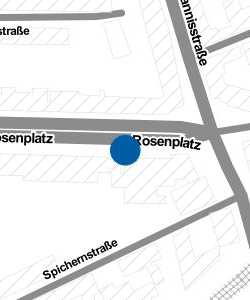 Vorschau: Karte von Taxistand Rosenplatz